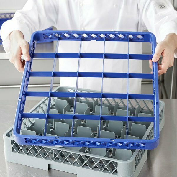 Noble Products 25-Compartment Blue Full-Size Glass Rack Extender 274RKEXT25